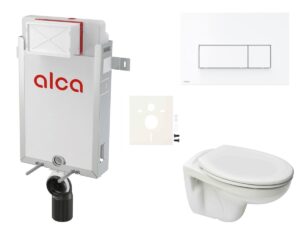 Cenovo zvýhodnený závesný WC set Alca na zamurovanie + WC S-Line S-line Pre SIKOAP7