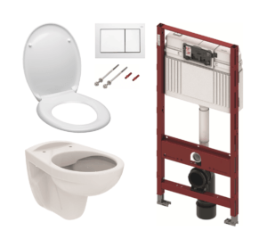 Cenovo zvýhodnený závesný WC set TECE do ľahkých stien / predstenová montáž + WC S-Line S-line Pre KMPLSIKOTS