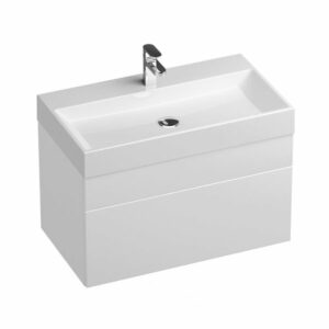 Kúpeľňová skrinka pod umývadlo Ravak Natural 80x45 cm biela X000001052