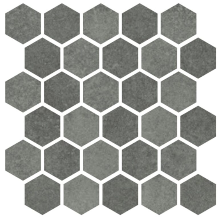 Mozaika Cir Materia Prima hunter green hexagon 27x27 cm lesk 1069912