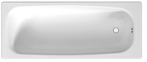 Obdĺžniková vaňa Jika Siena Plus 160x70 cm smaltovaná oceľ ľavá aj pravá SIKOVJTAP16070