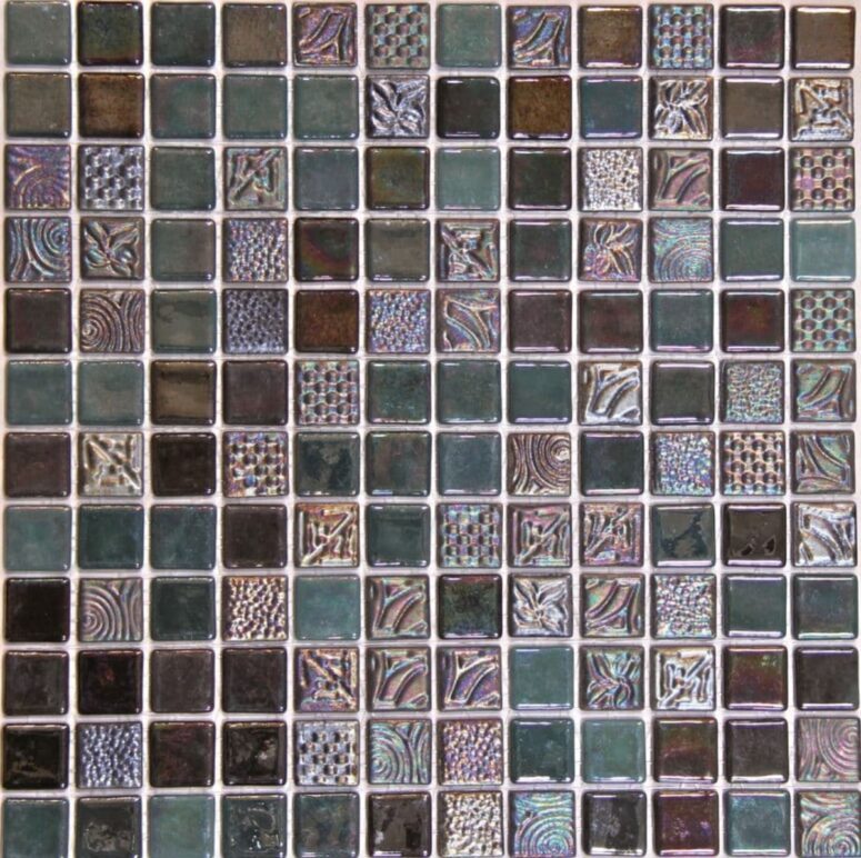 Sklenená mozaika Mosavit Oriental sahe 30x30 cm lesk ORIENTALSA