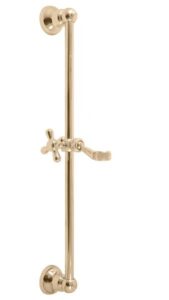 Sprchová tyč RAV SLEZÁK s držiakom sprchy v zlatom prevedení MD0553Z