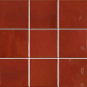 Obklad Vitra Retromix lava red 10x10 cm lesk K9484258