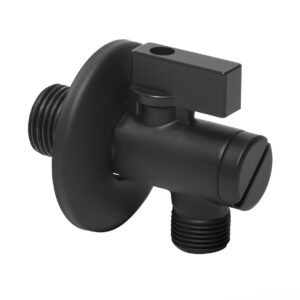 Rohový ventil s filtrom 1/2x3/8 Optima čierny ET906BL