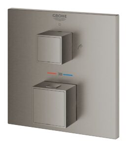 Termostat Grohe Grohtherm Cube bez podomietkového telesa kartáčovaný Hard Graphite 24155AL0