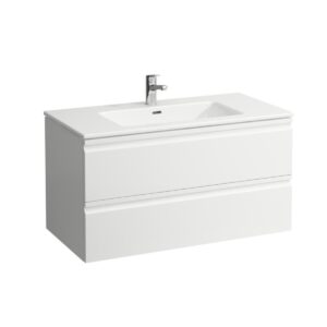 Kúpeľňová skrinka s umývadlom Laufen PRO S 100x44x50 cm biela mat H8619654631041