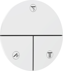 Ventil Hansgrohe ShowerSelect Comfort S bez podomietkového telesa matná biela 15558700